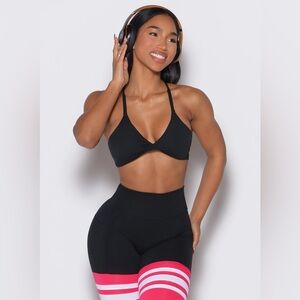 Bombshell sports wear twist mini bra
